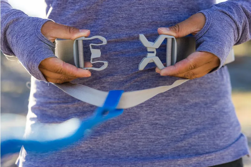 Ruffwear Trail Runner Running Belt Blue Pool-7